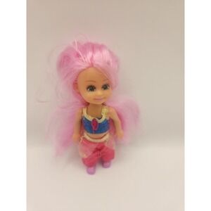 Funville Zuru Sparkle Girlz Mini approx. 4" Doll Toy Genie Doll Pink Hair